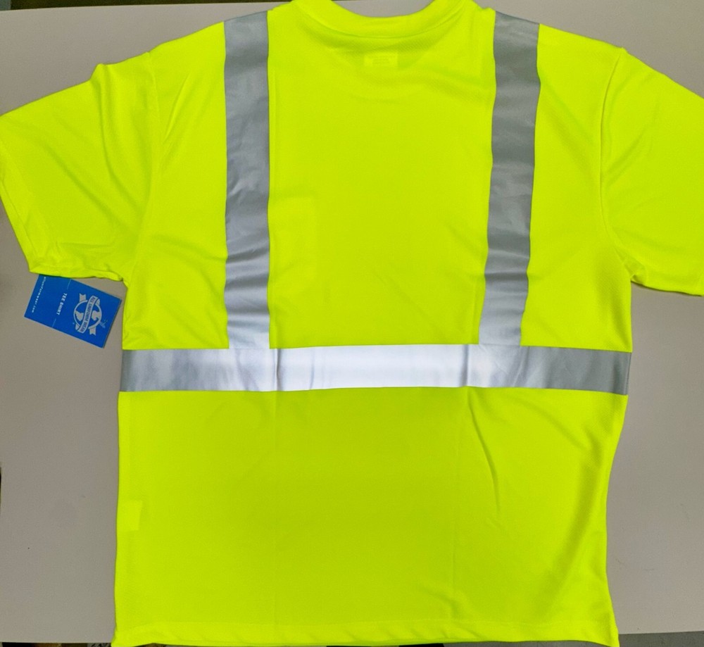 Mesh Safety Tee, Safety Green