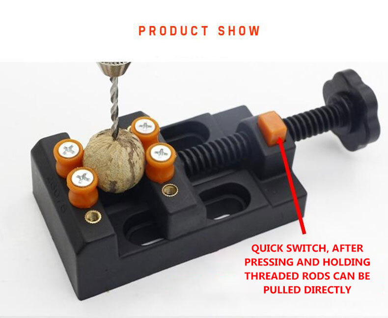 Mini Bench Drill Tool High Precision Portable Bench Woodworking Drilling Machine