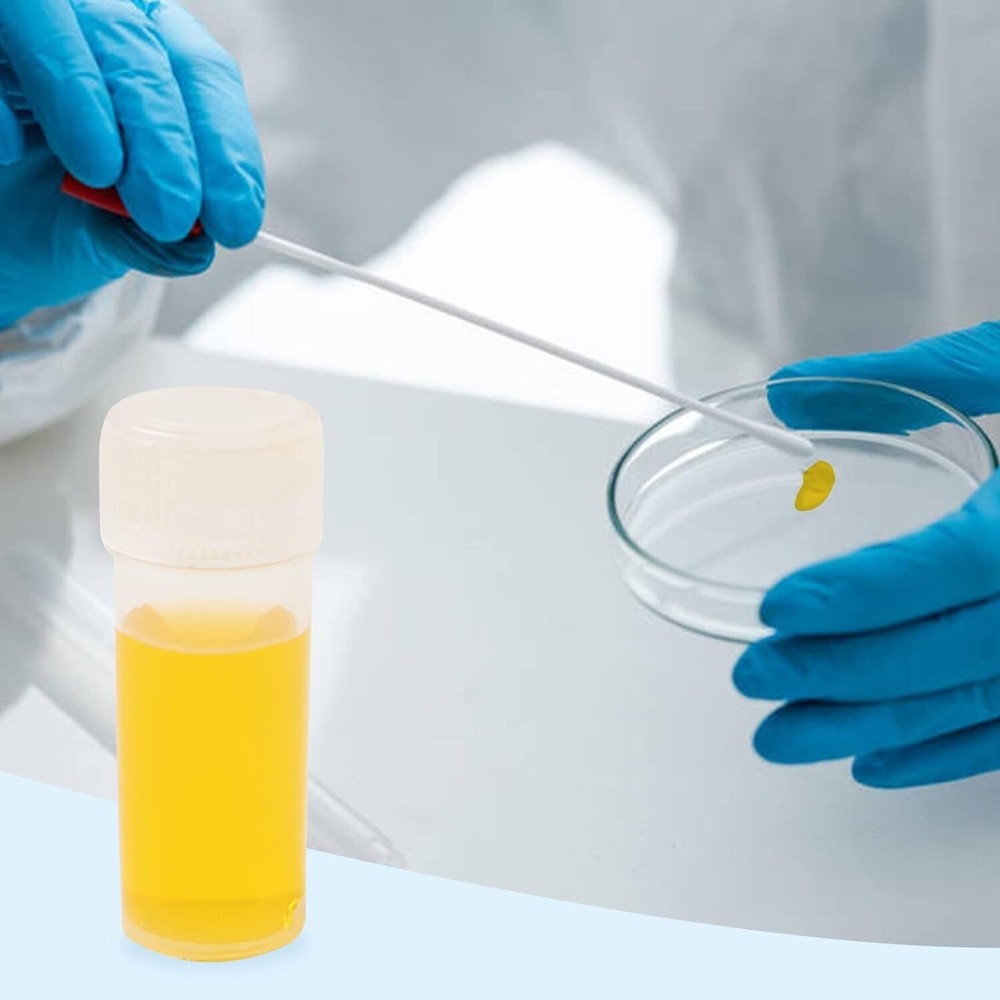 100Pcs 7ml Plastic Empty Sample Bottles Mini Vials Small Items Storage Container