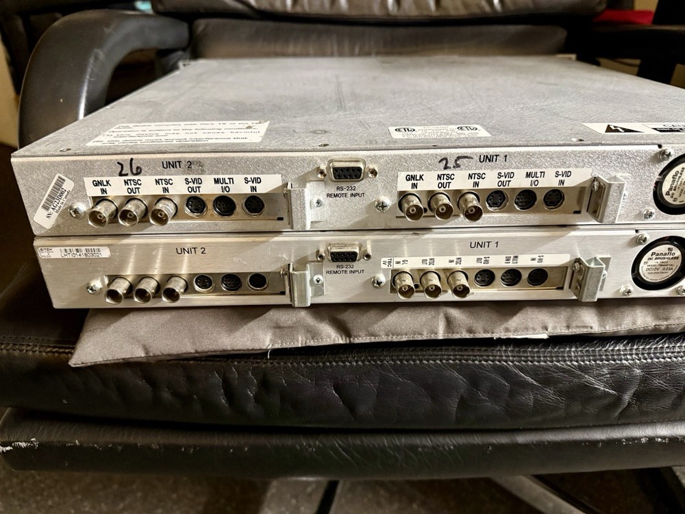 Leitch DPS-235 TRANSCODING TBC/SYNCHRONIZER-DUAL CHANNEL. Used - Working