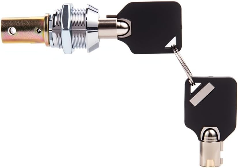 Toolbox Lock with Keys — Replacement Compatible 2 Pack, Silver