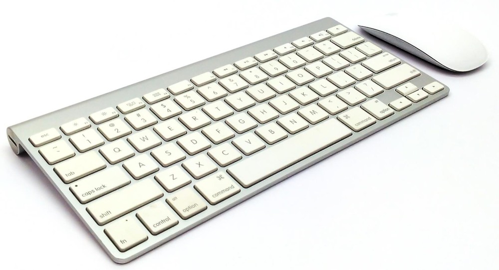 Apple Wireless Keyboard A1314 & Magic Mouse A1657 Bundle Laptop Accessories Set