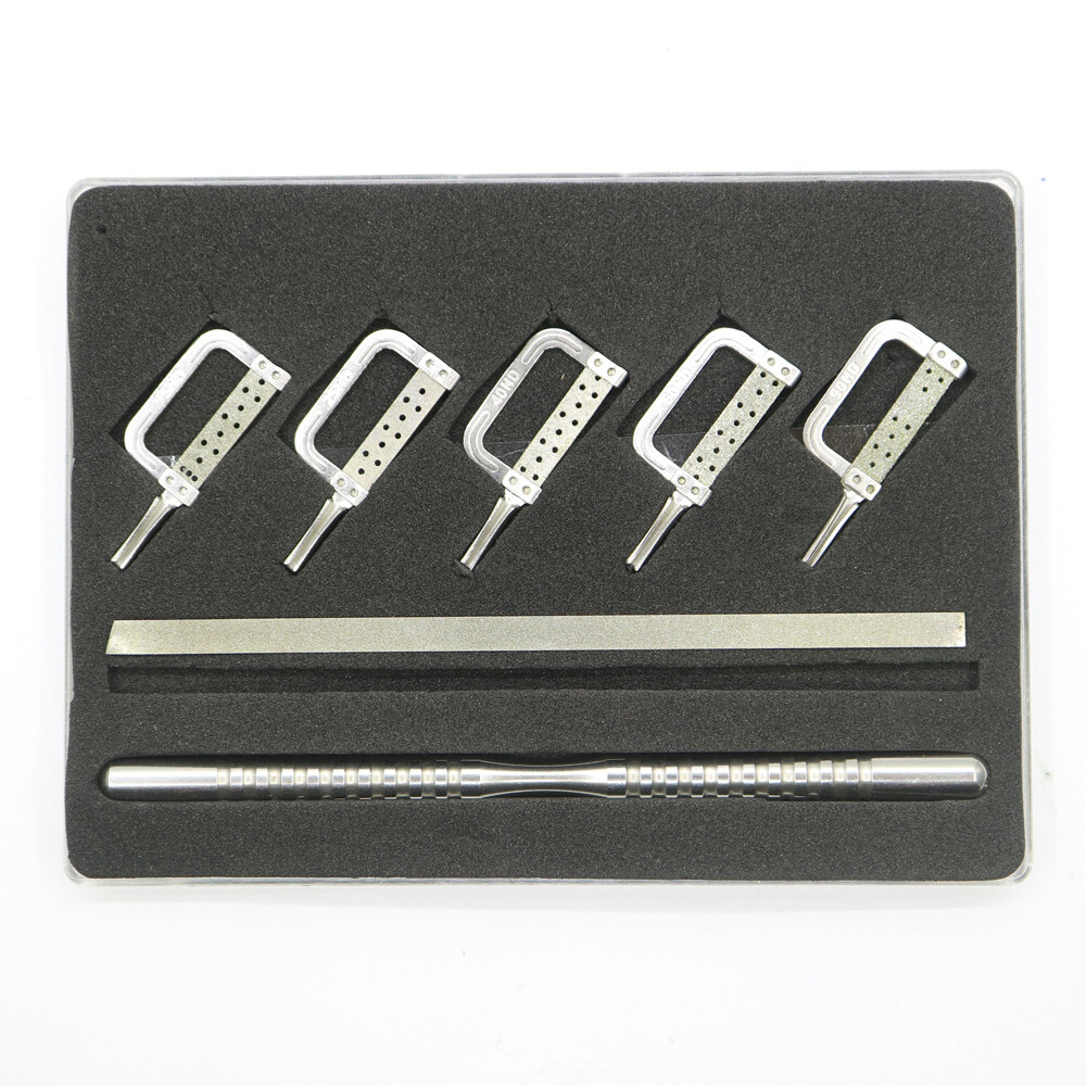 Orthodontic Interproximal Enamel Reduction Kit IPR System with Manual Handle