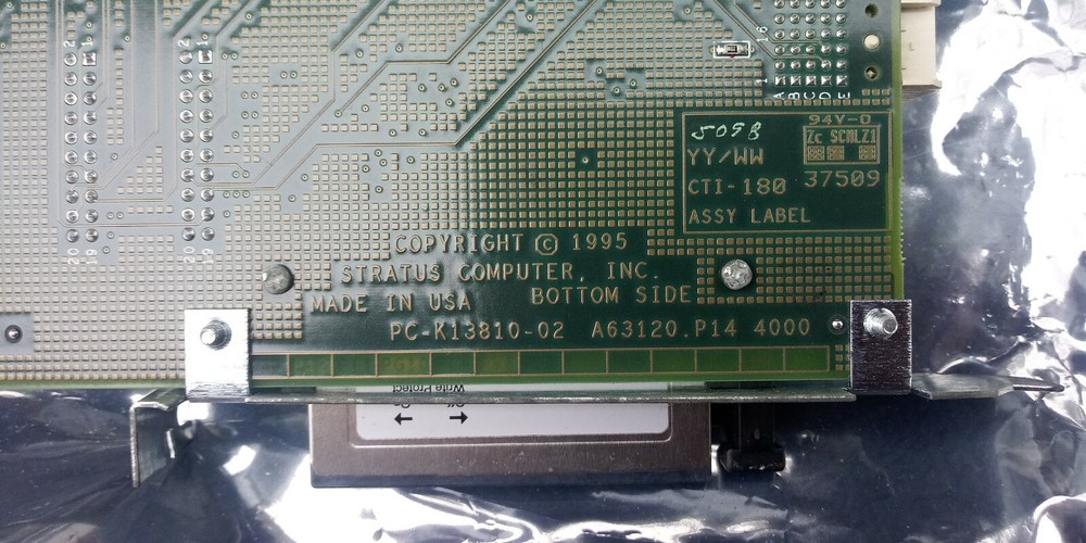 STRATUS COMPUTER, OEM, LINEAR FLASH, OEM PC-K13810 MEMORY CARD, @1995