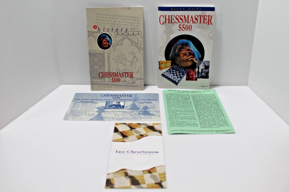 Chessmaster 5500 User's guide Only; Windows 95 - Mindscape, 1997