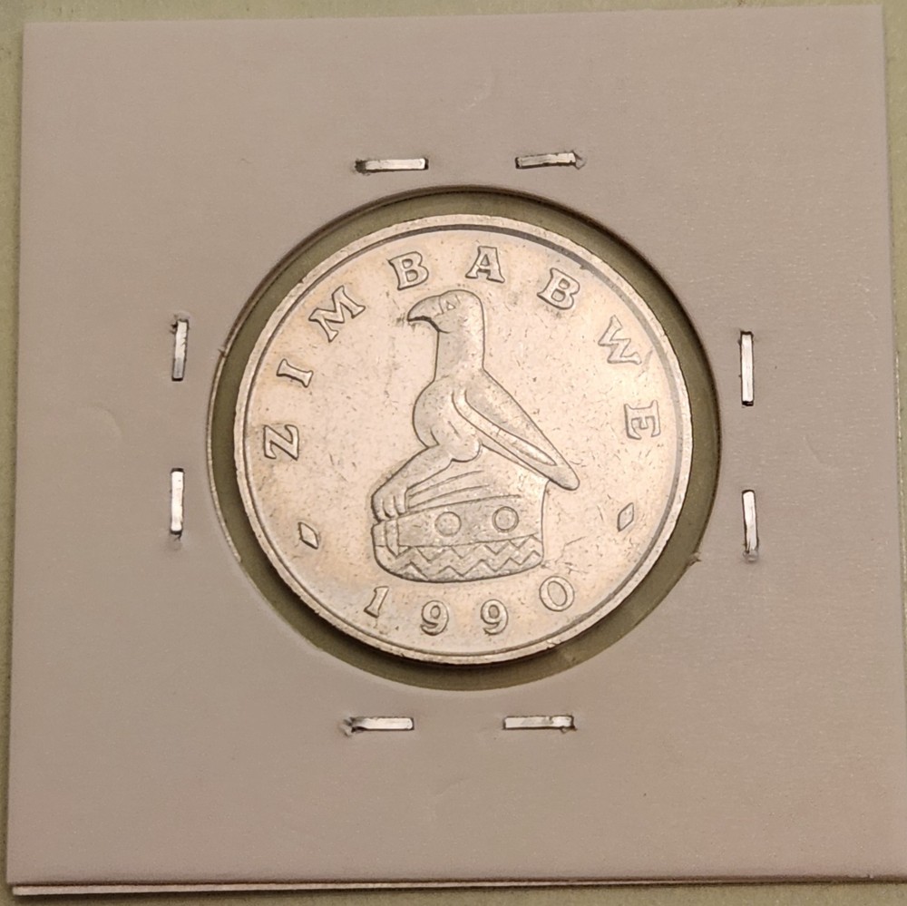 Zimbabwe coin, 50 Cents, 1990