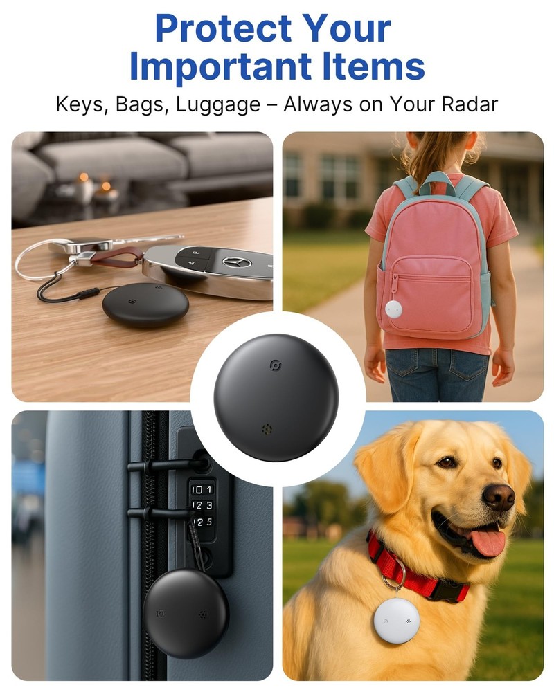 Air Tag for Android Smart Tracker Tags [4 Pack] – Bluetooth Item Finders C