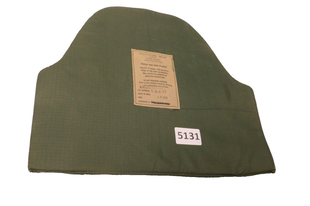 Ballistic Panel Dorsal Axillary Insert Panel DAPS