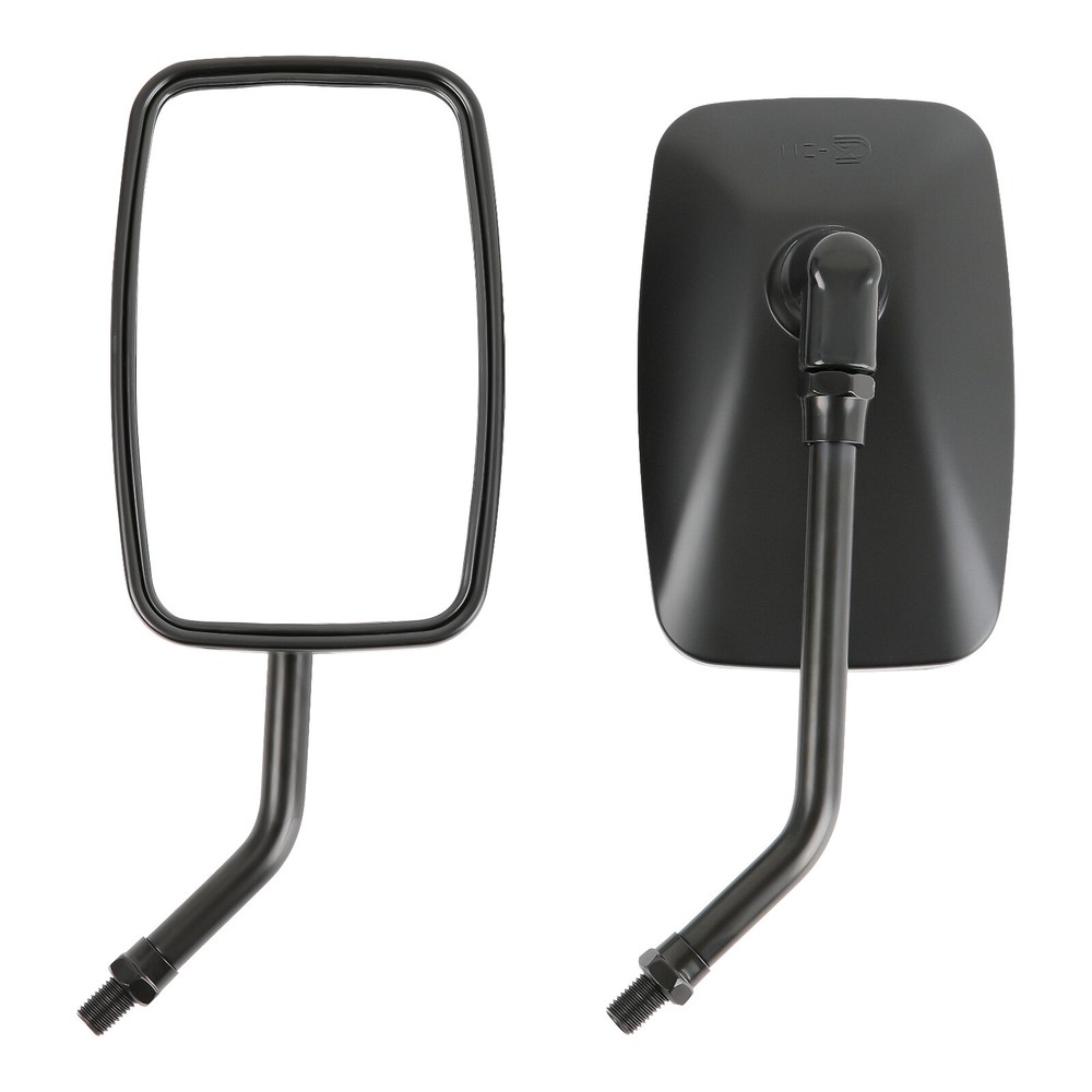 For Honda Shadow Phantom 750 VT750C2B Black Rectangle Motorcycle Side Mirrors