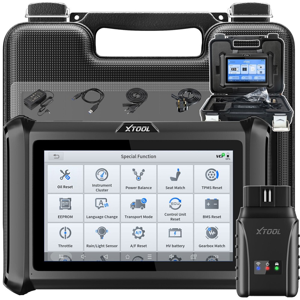 USED XTOOL D7W OBD2 Scanner E.CU Coding Bidirectional Diagnostic Tool DOIP/CANFD