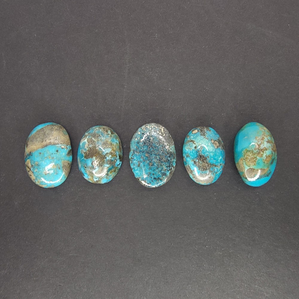 Persian Turquoise Cabochons. Lot #3