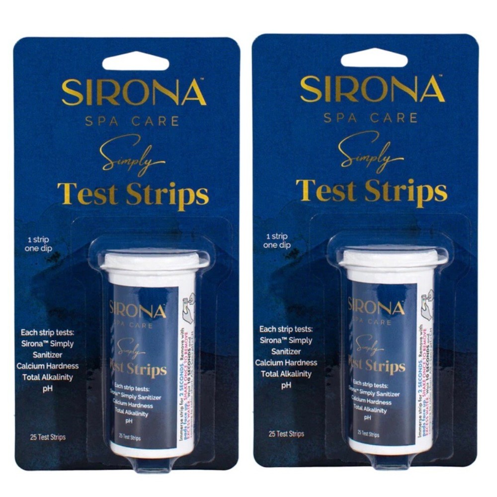 Sirona Simply Test Strips (25 per bottle) (2 Pack)