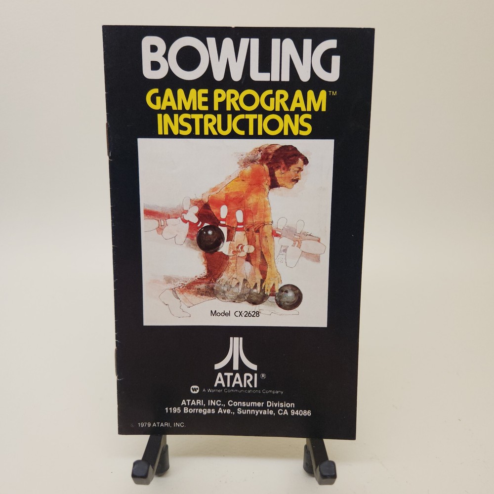 Atari Instruction Manual Booklet - Bowling 1979