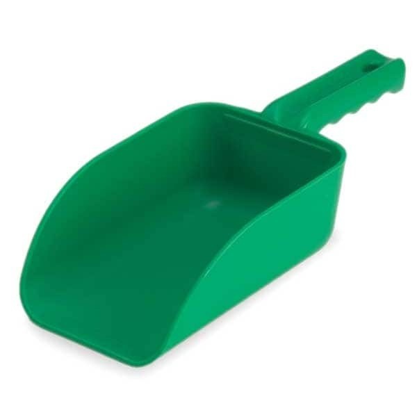 Remco Small Hand Scoop, Poly, 32 Oz, Green
