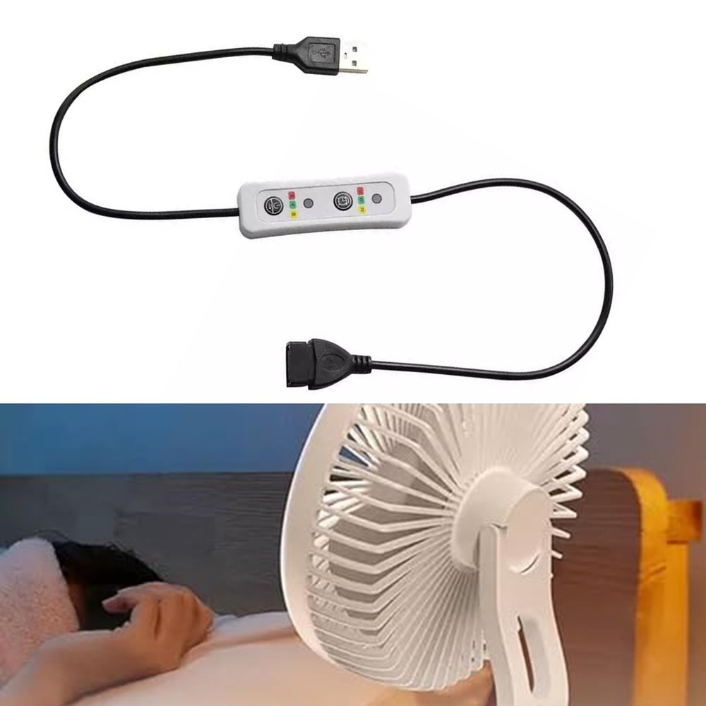 USB Timer Switch Extension Cable 5V DC Power Supply 60cm Timer Cord Controller