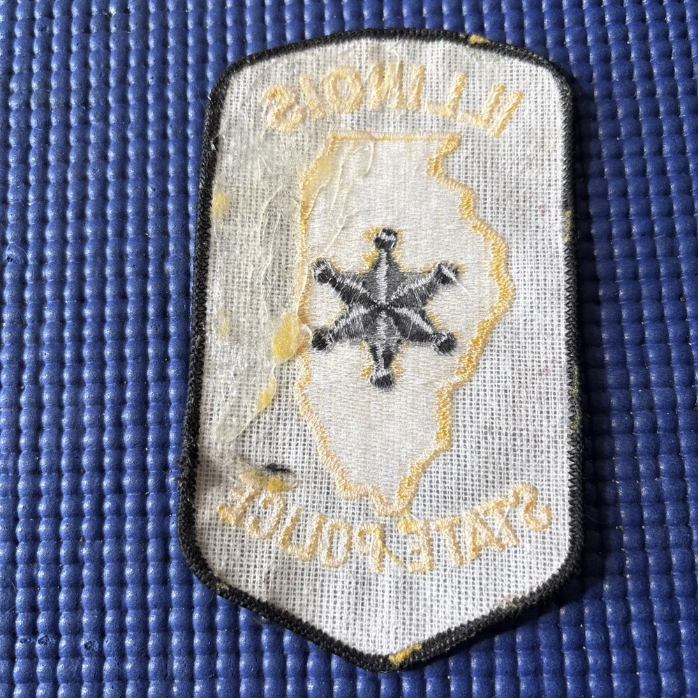 IL Illinois State Police Patch Black