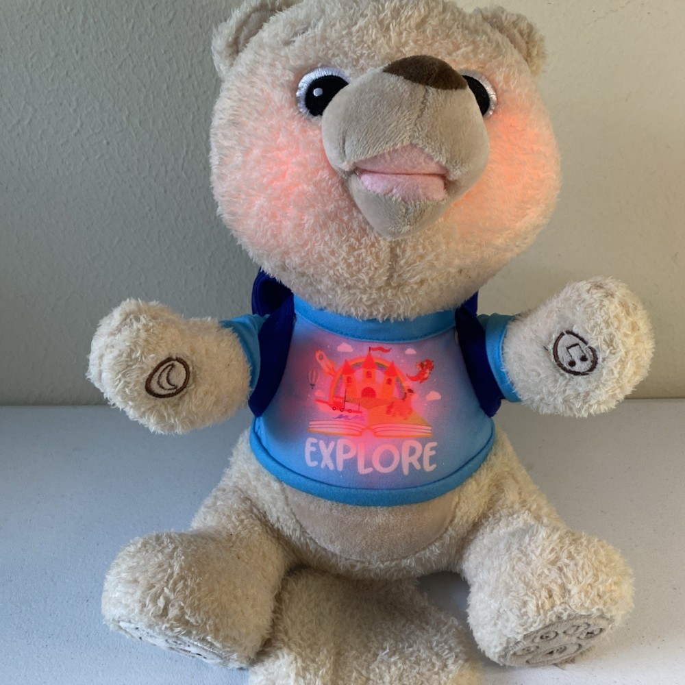 Spark Create Imagine Interactive Learning Plush Bear for Child, No Books (E1)