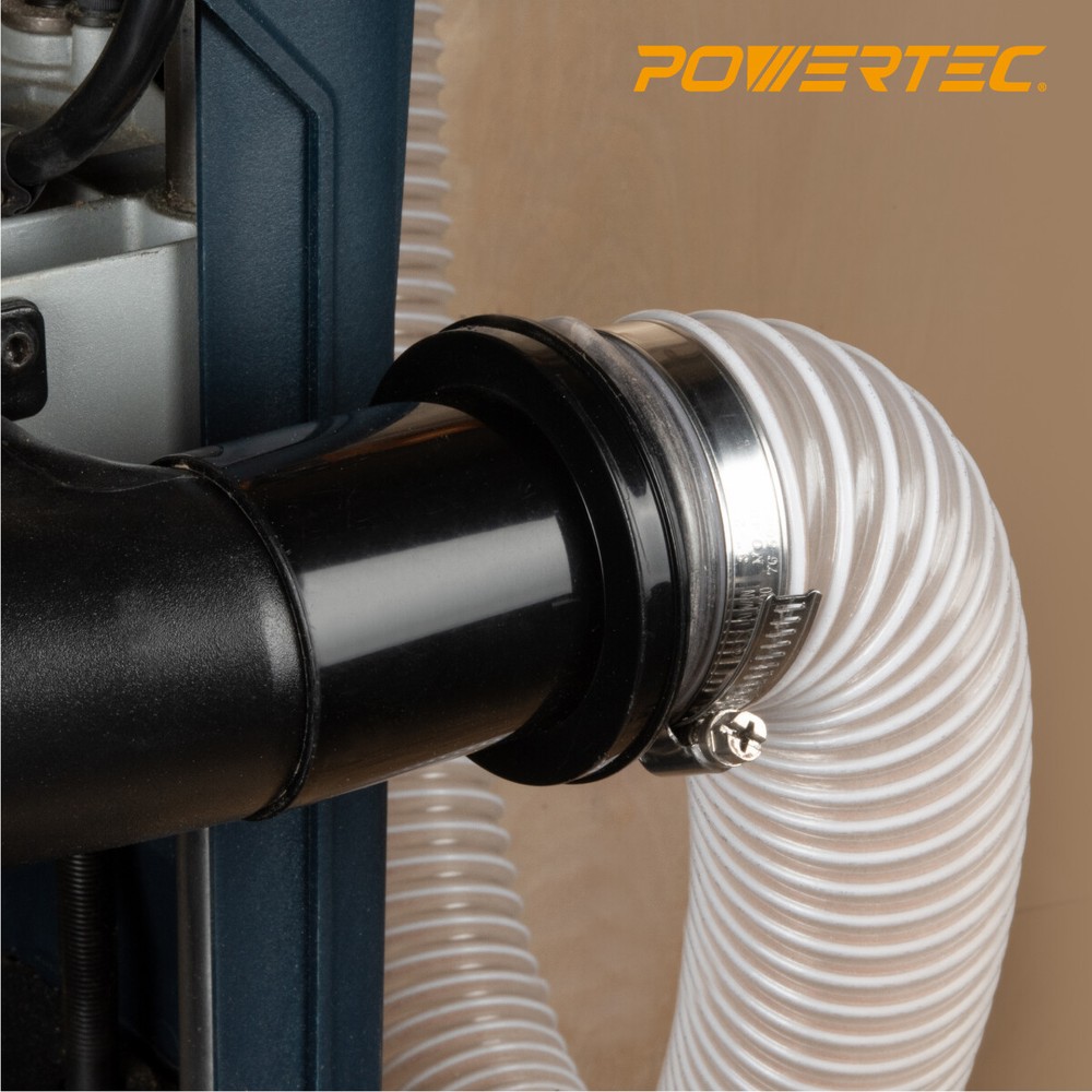 POWERTEC 2-1/2" Hose Screw End Quick Coupler, Left-Hand Threaded Adapter (70191)