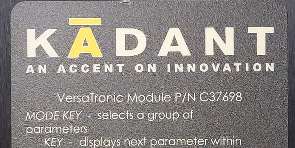 Kādant Versatronic Module P/N C37698 Power Tested