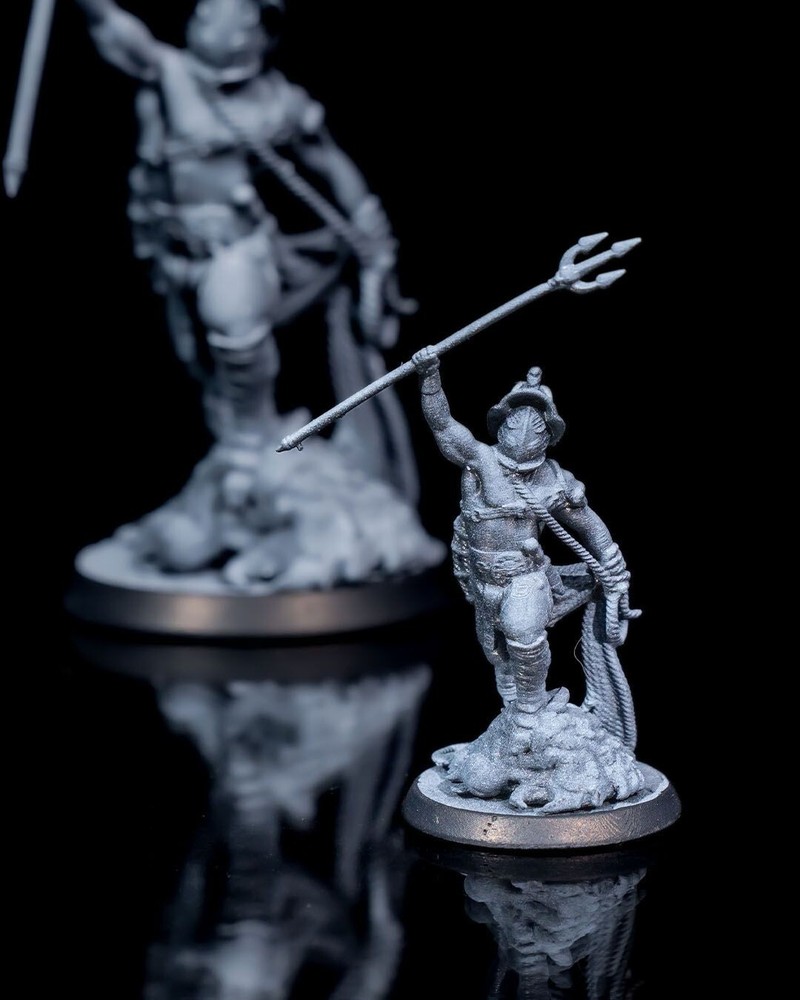 DnD Retiarius Gladiator Roman Mini 32mm Scale (unpainted) TTRPG