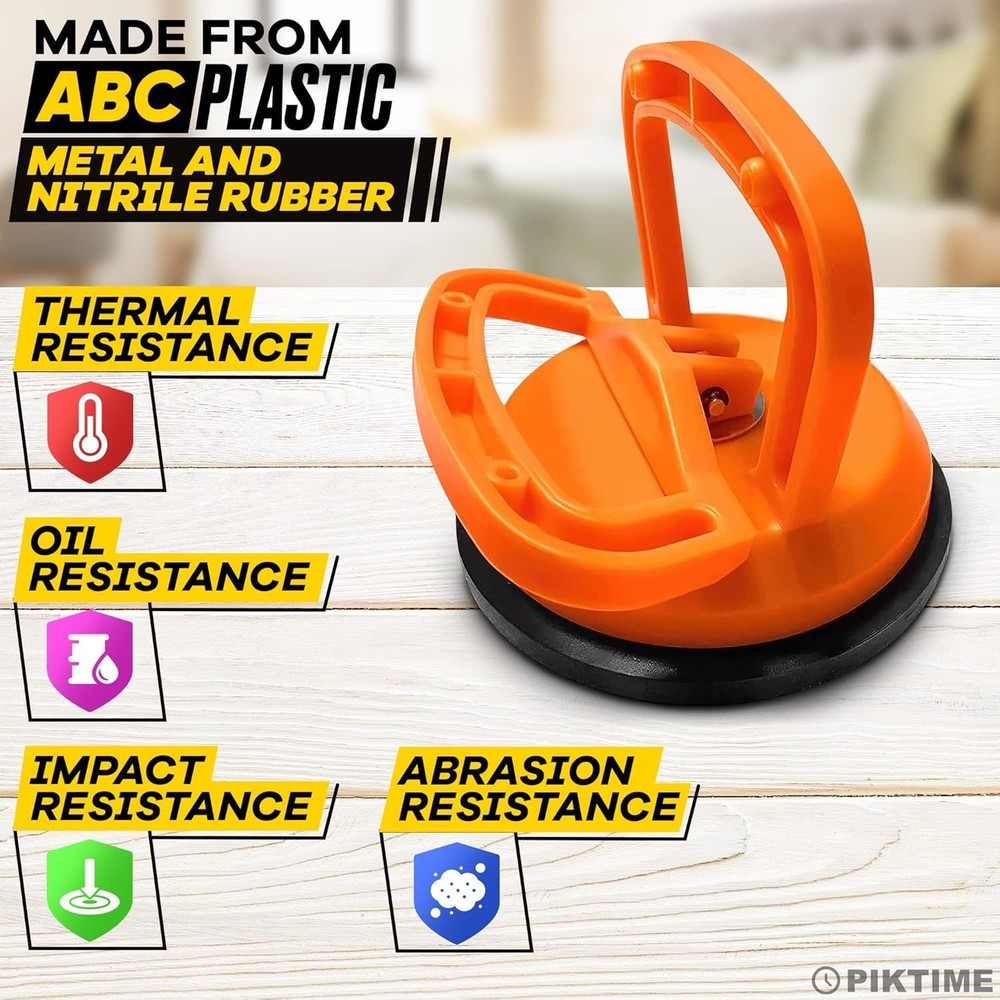3-Piece Car Dent Puller Kit with 172lbs Suction Power - Durable DIY Solution