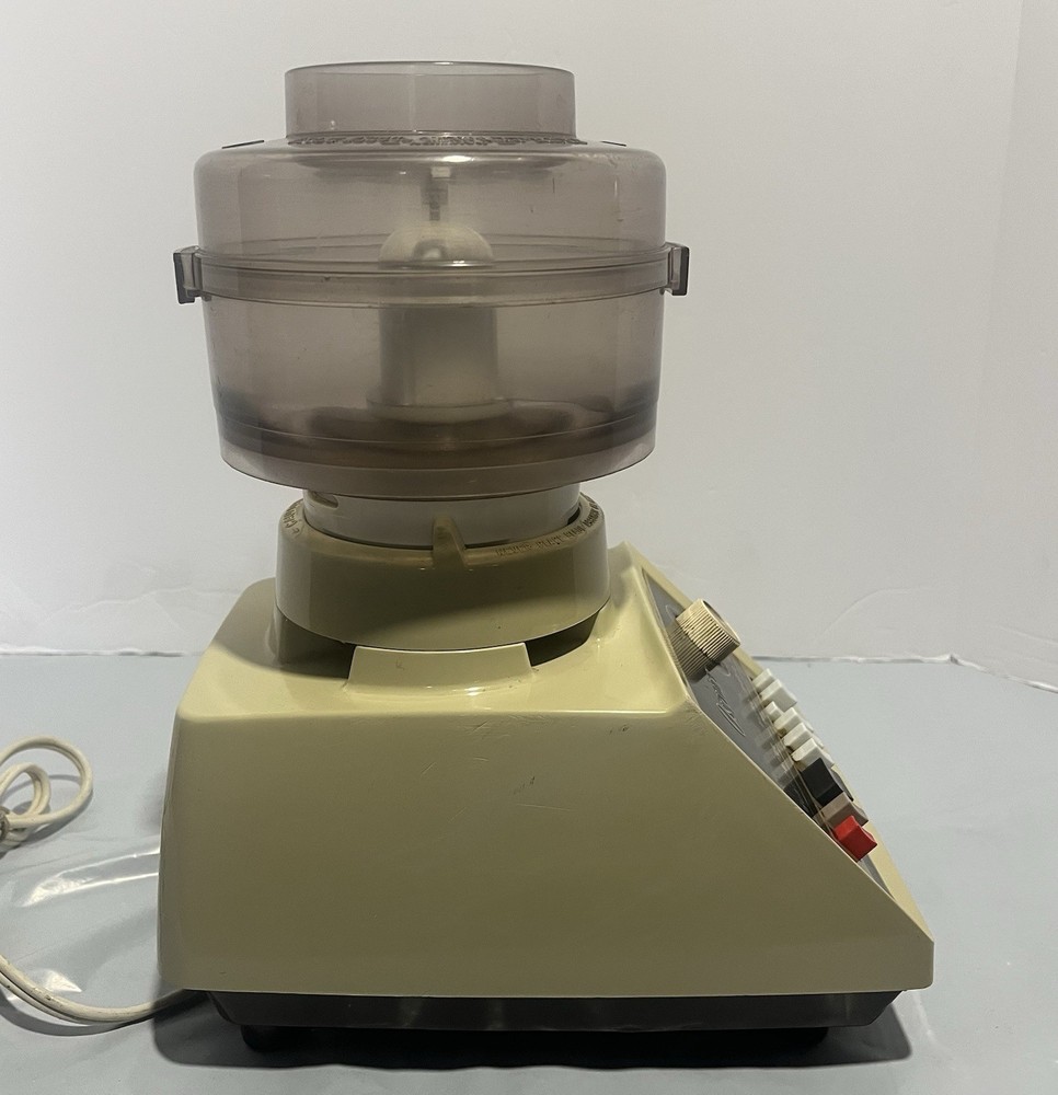 Osterizer Pulse Matic 12 Dual Range Cycle Blender Food Processor Works