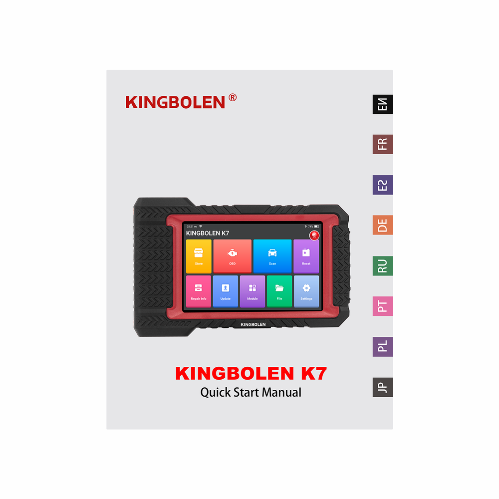 KINGBOLEN K7 OBD2 Bidirectional Scanner Full System Diagnostic Tool Key Coding