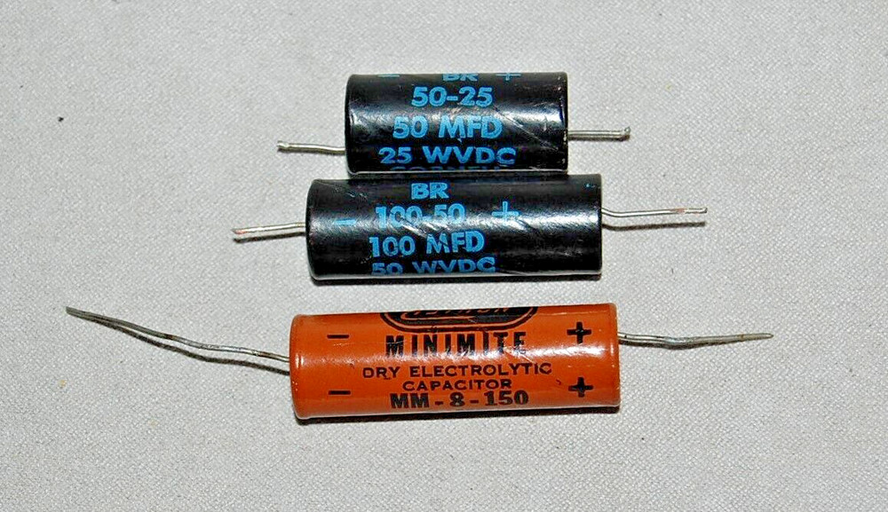 (3) VINTAGE CAPACITOR 2-CORNELL DUBLIER 1-ASTRON MINI DIFFERENT VALUES TESTED