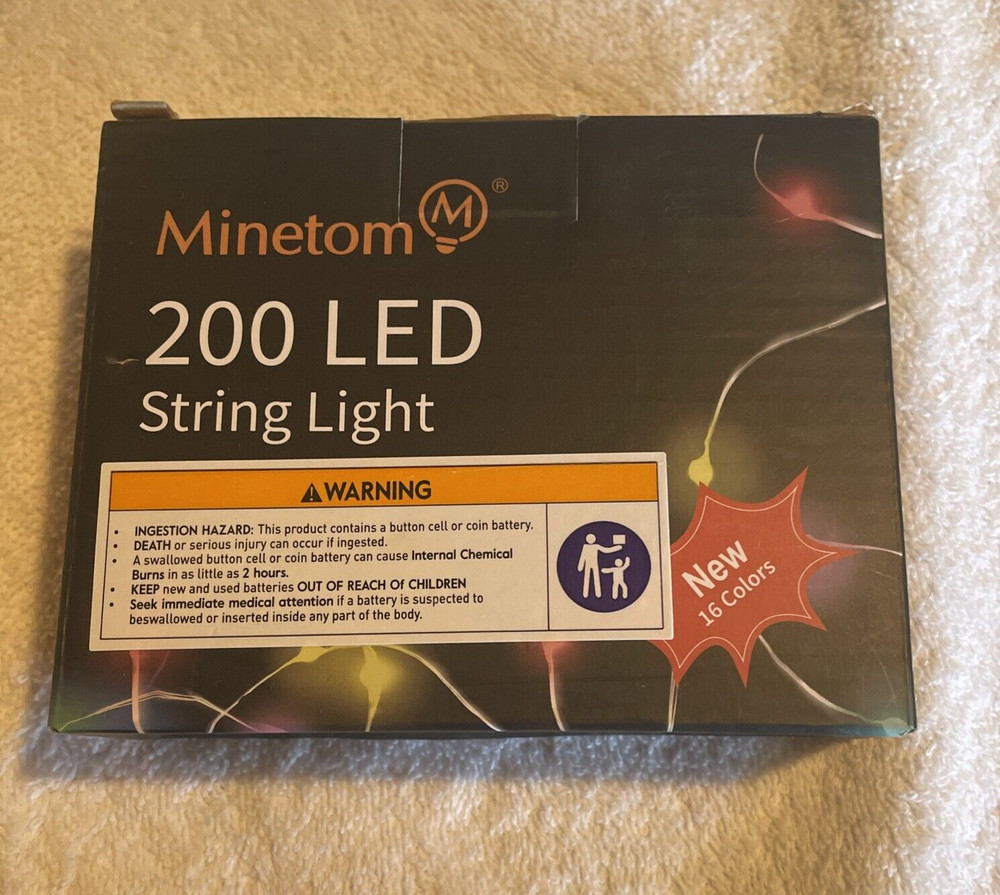 Christmas Multi-Colored Light, 66Ft 200 LED String Light with 4 Modes