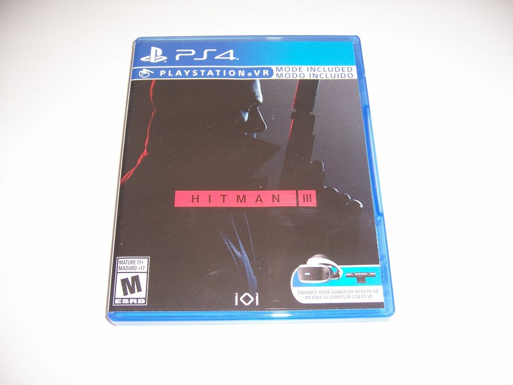 Replacement Authentic Box Case HITMAN III 3 PlayStation 4 PS4 *NO DISC*