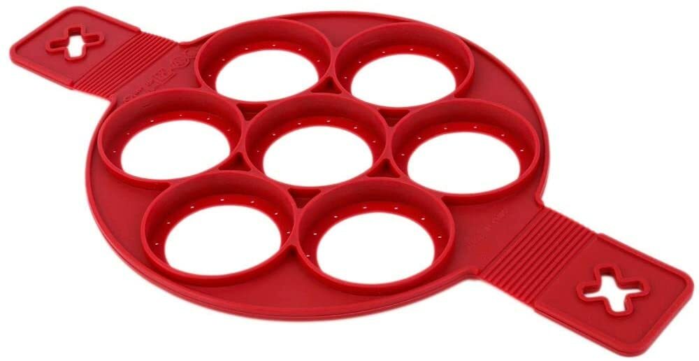 7 Holes Silicone Mold Pancake Maker Nonstick Egg Ring Maker Kitchen Accessories