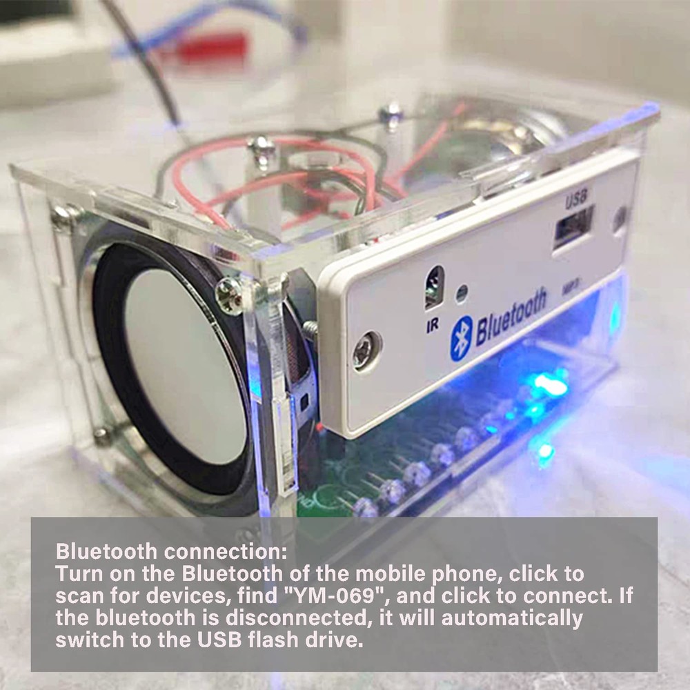 Bluetooth Speaker Soldering Practice Kit - DIY Electronics Kit with High - Fi...