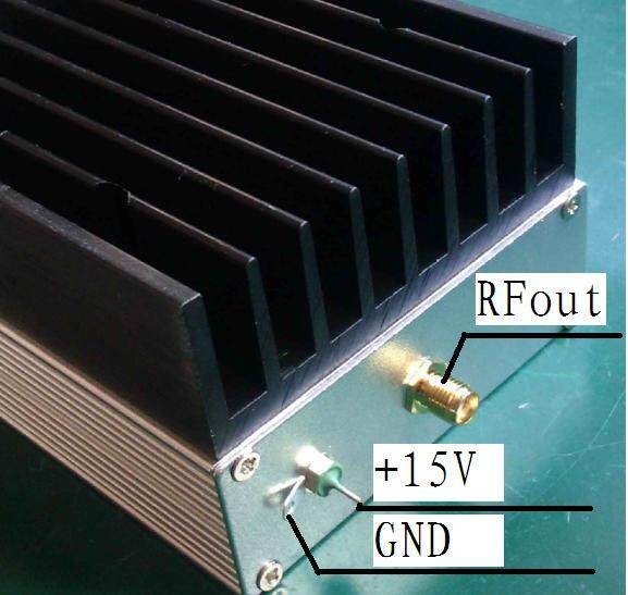 100KHz--70MHz 47dB 5W broadband linear RF amplifier, medium wave amplification,