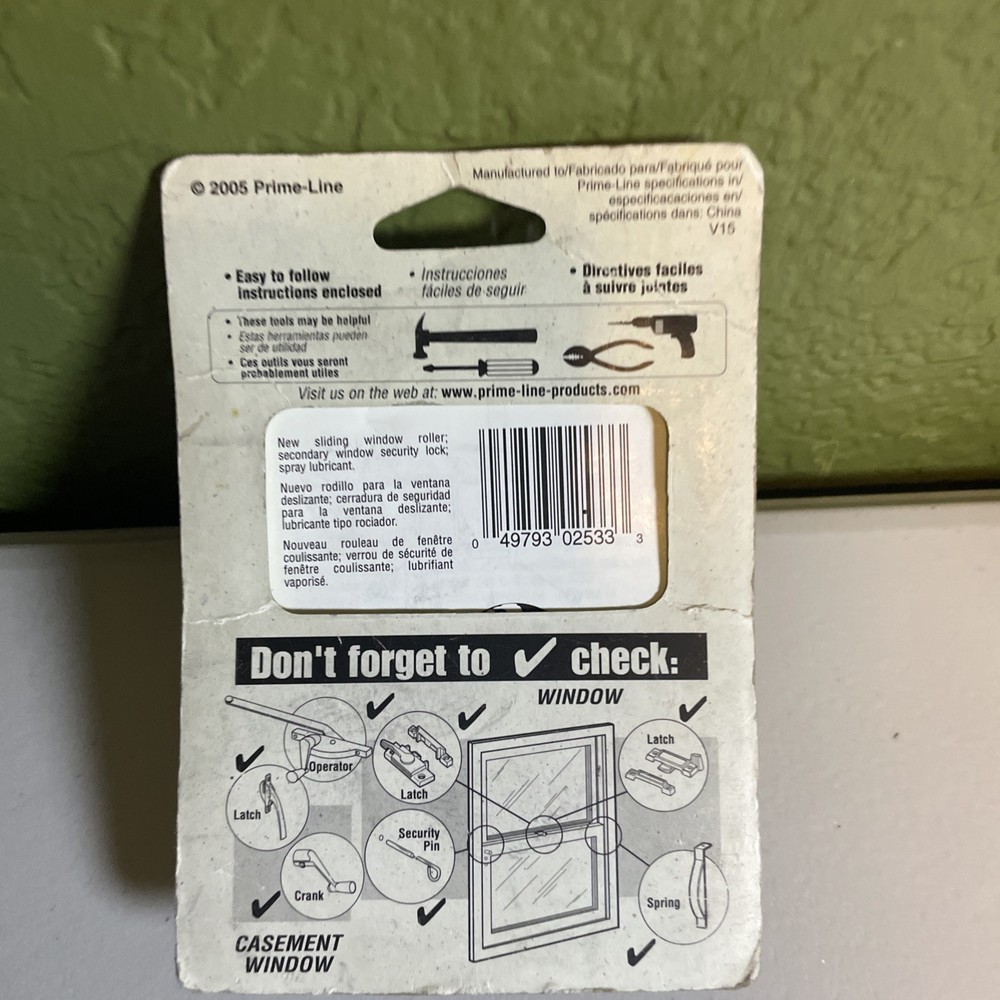 Prime Line Window Sash Lock & Keeper F-2533 - Window Replacement Hardware