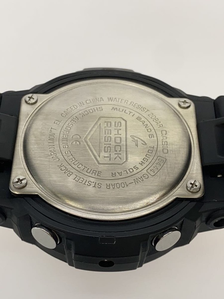 CASIO Solar Watch G SHOCK Analog Digital Rubber RED BLK SS