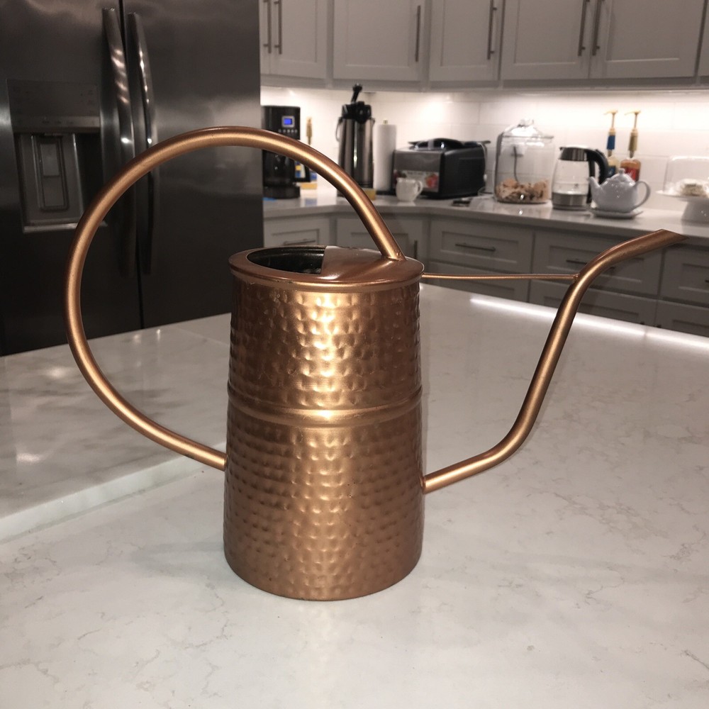 Plow & Hearth COPPER Color Hammered Tall Watering Can