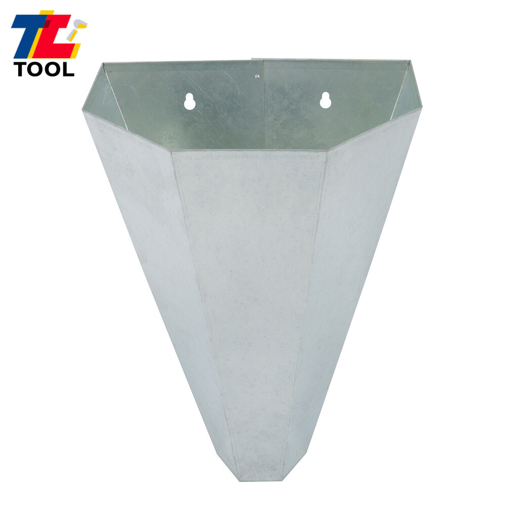 4 Pack Medium Size Chicken Cone Galvanized Steel Poultry Restraining Cone 8 lbs