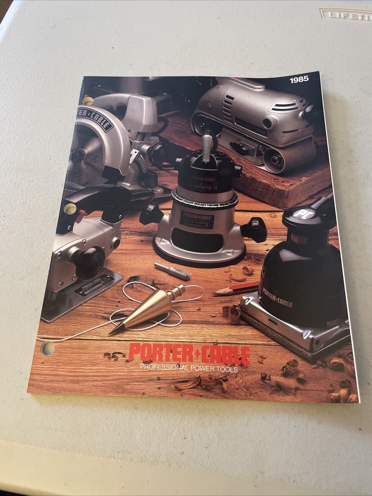 1 Porter Cable Professional Power Tools Catalog PC-143 FROM 1985