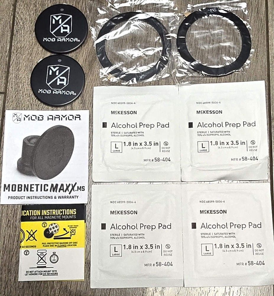 Mob Armor MobNetic MAXX non-charging Magsafe Phone Mount System #MOBN-MX-BLK-MS