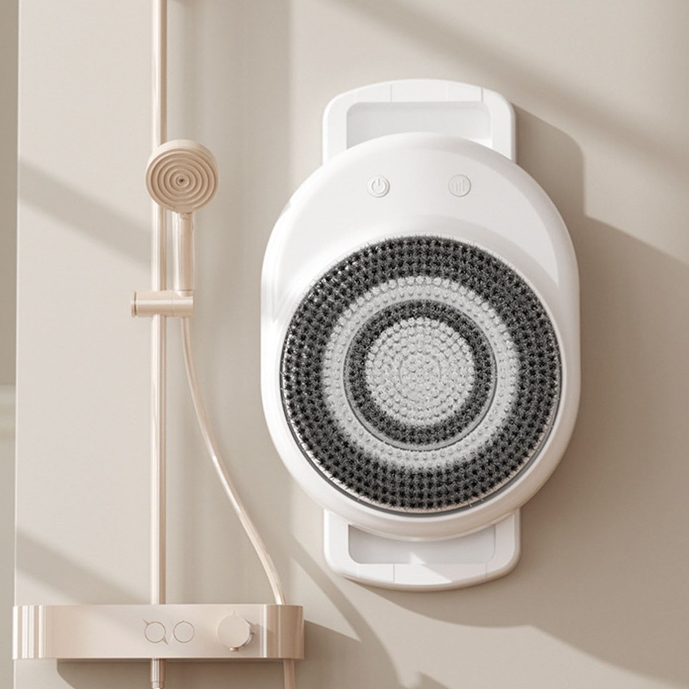 Adjustable Height Wall Mounted Body Brush For Deep Cleaning