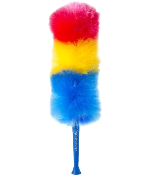 Kitchen + Home 23” inch Rainbow Static Duster - Electrostatic Feather Duster....