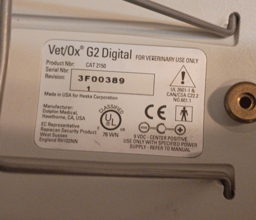 Heska G2 Digital Estate find Untested....