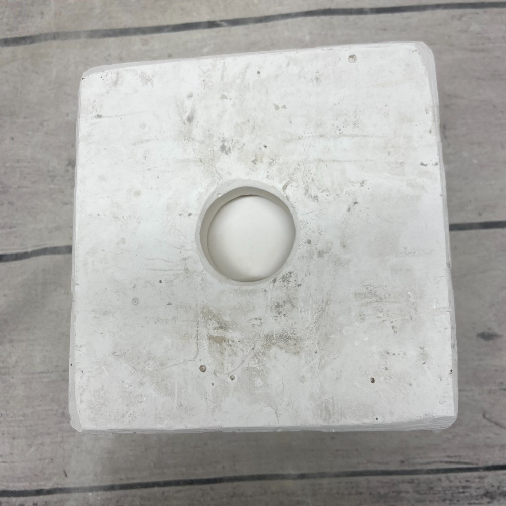 Vintage 1995 Boothe Mold Co Ceramic Casting Mold Plain Dip Insert #1068