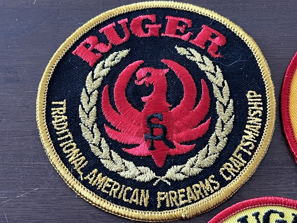 3- RUGER FIREARMS PATCHES