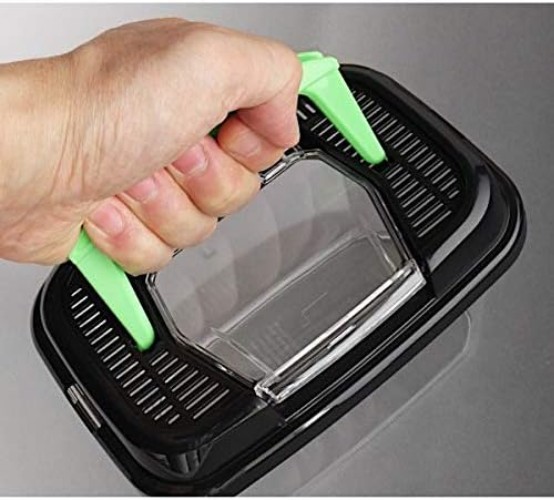 Compact 7'' Terrarium for Bugs and Fish - High Transparency for Easy Observation