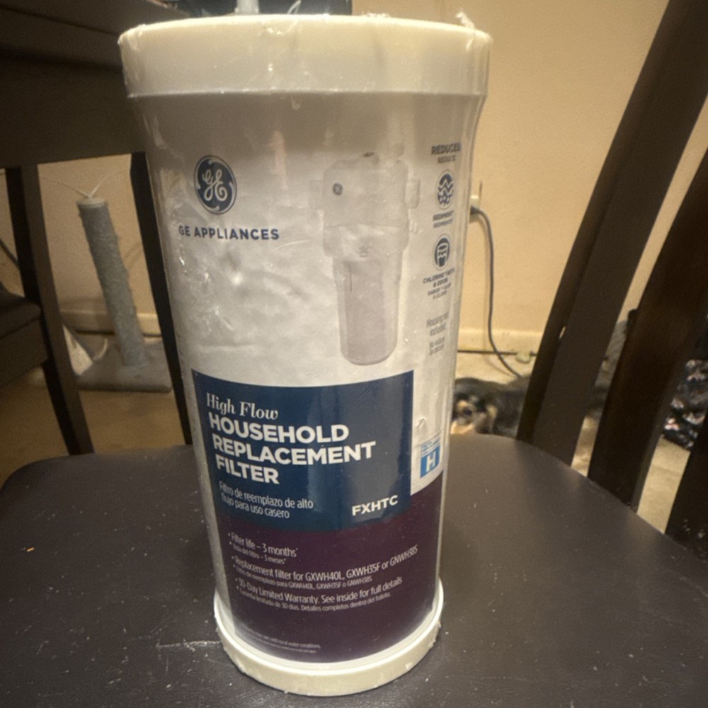 GE Appliances FXHTC High Flow Carbon/Charcoal Replacement Filter for Whole House