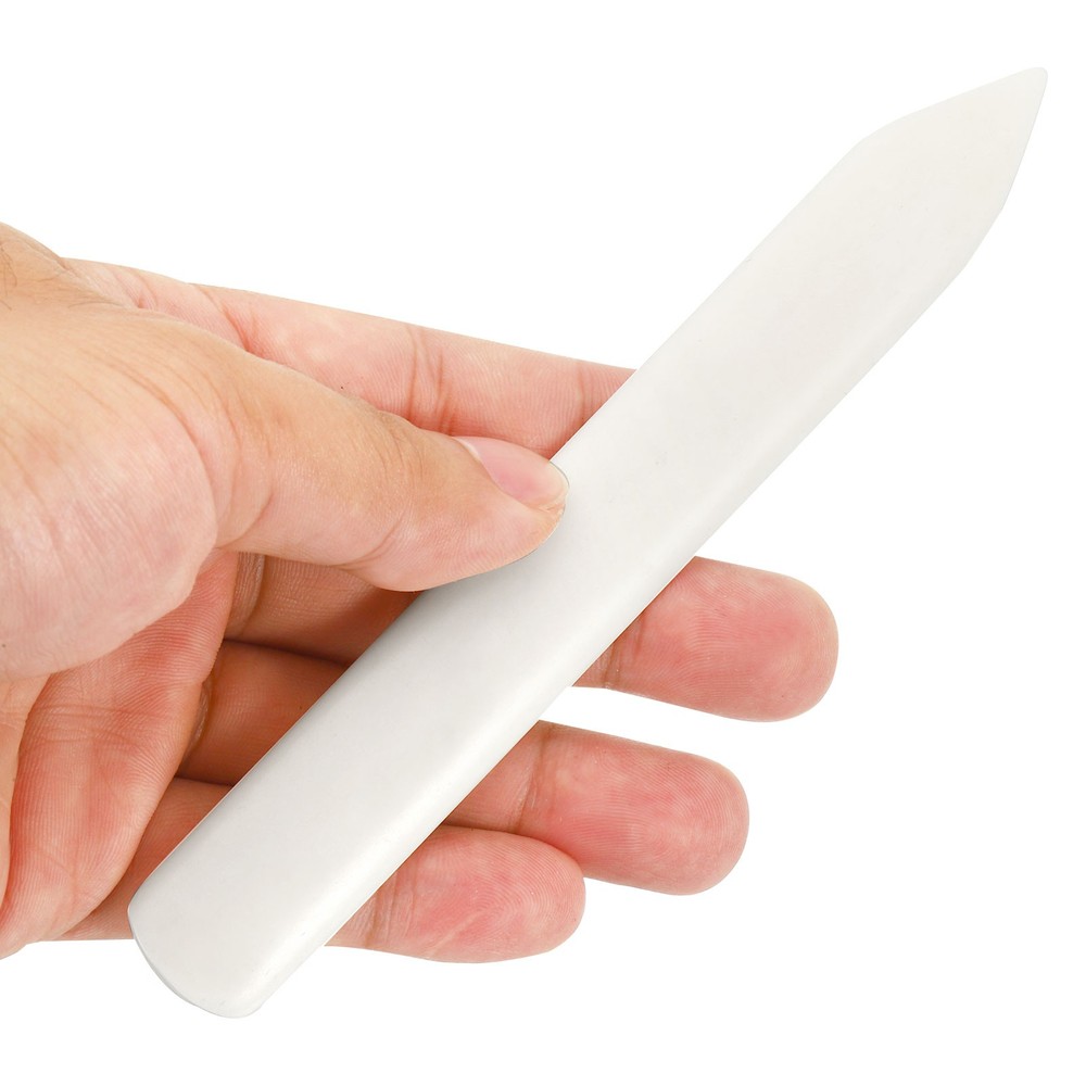 6" Bone Folder Creaser 4pcs Paper Creaser Straight Scoring Folding Tool, White-1