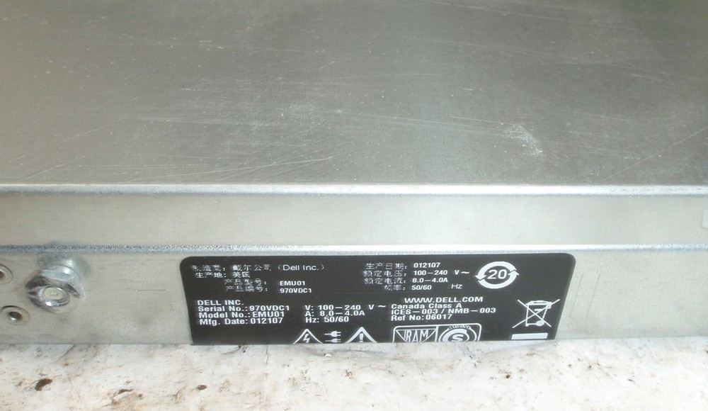 Dell PowerEdge 1950 Server Blade Model EMU01