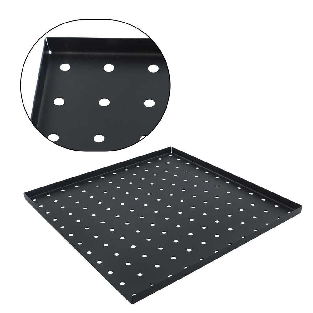 4 Pack Metal Pegboards Black Peg Boards Wall Organizer Panel Storage Hanger Tool