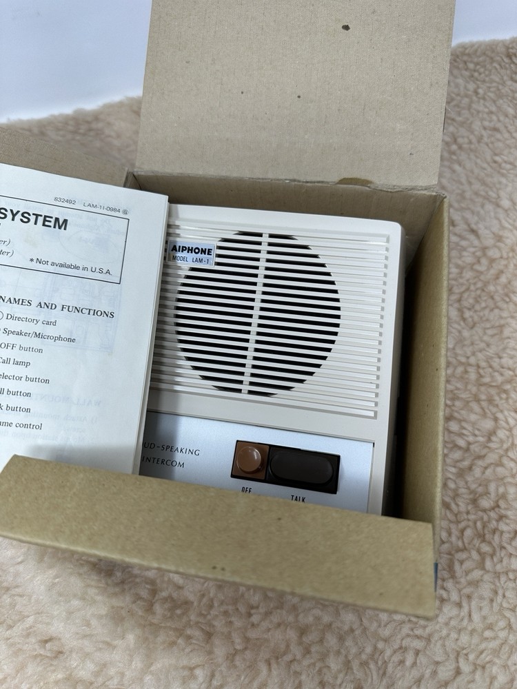 Aiphone LAM-1 Intercom New Open Box See Pics Japan